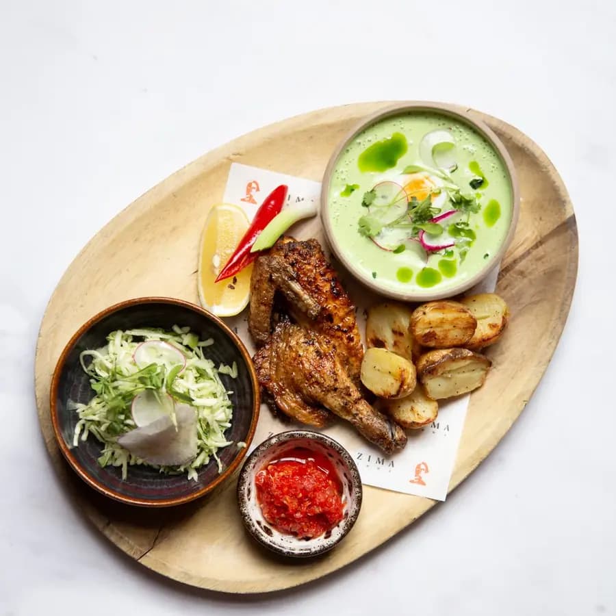 Three-course lunch