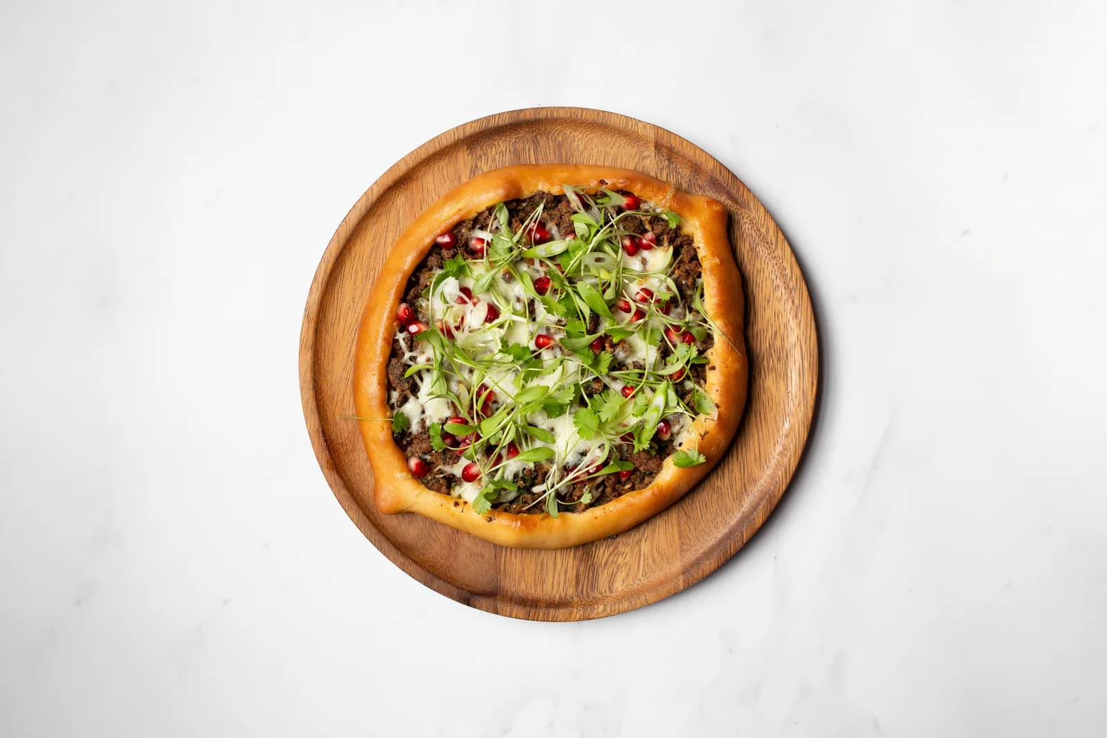 Khachapuri with lamb for catering