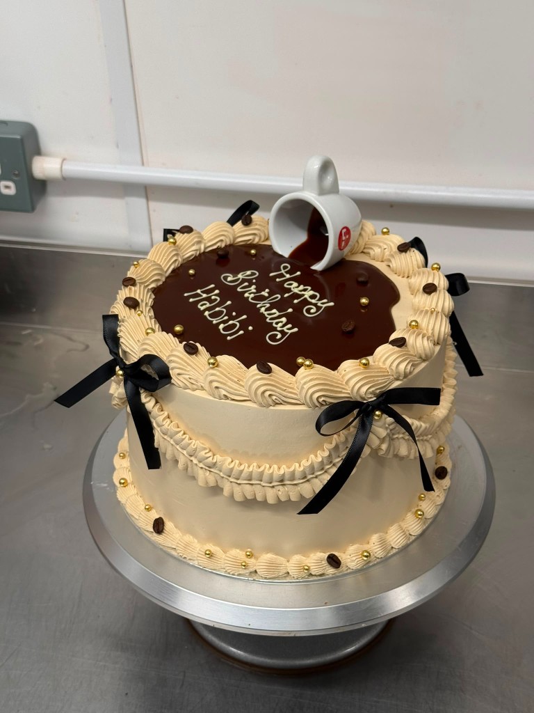 Celebration cake and sweet bakes