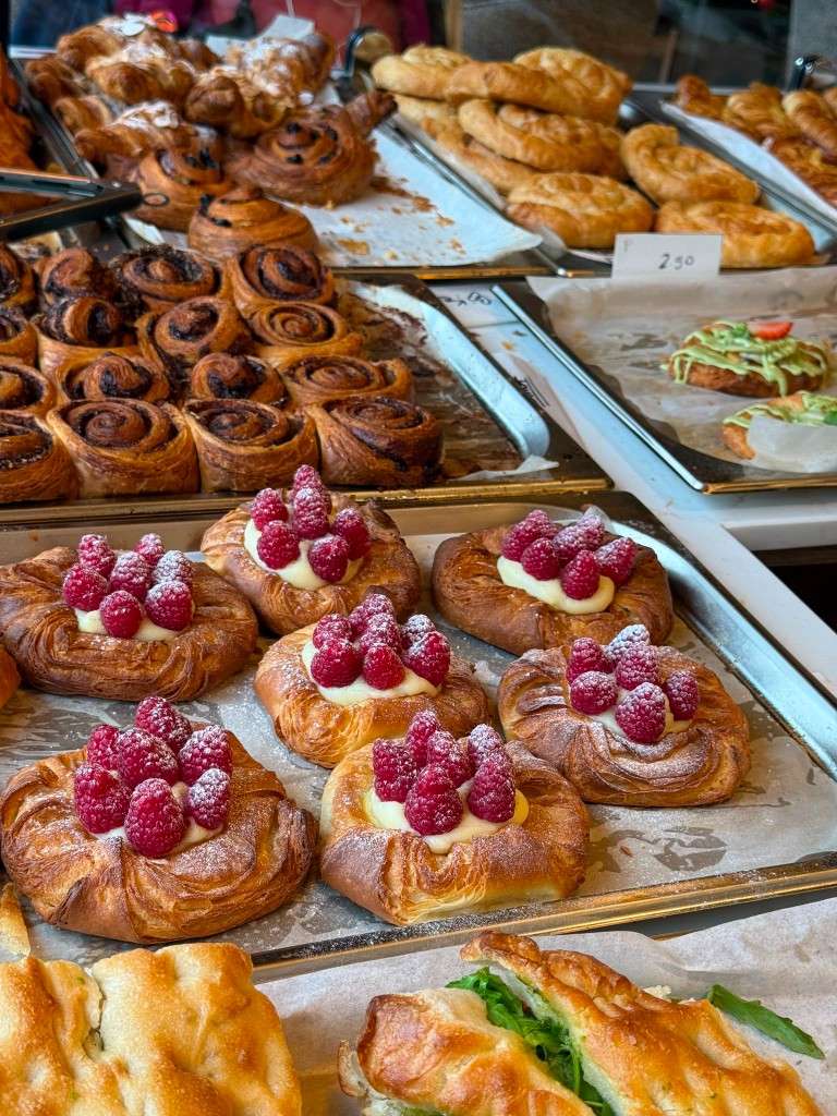 Fresh croissants from the oven