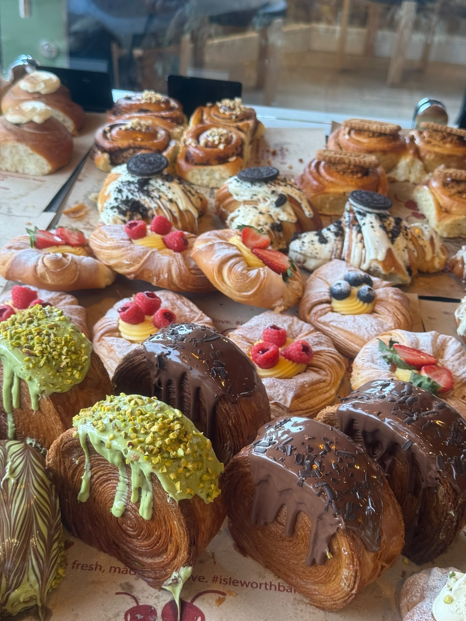 Pastries from Isleworth Bakery