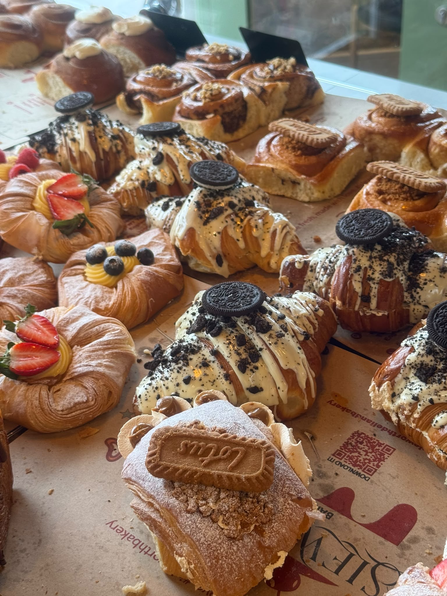 Pastries from Isleworth Bakery